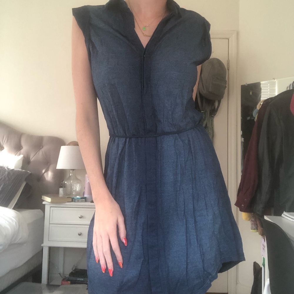 Cloth & stone navy dress